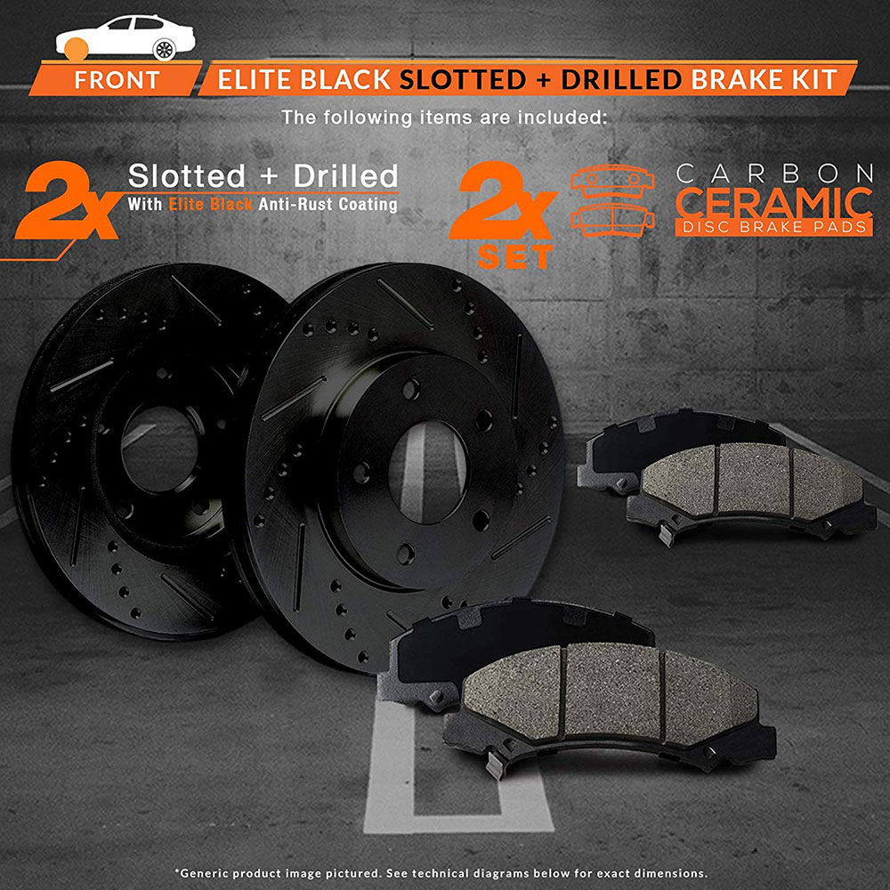 Max Brakes Front Elite Brake Kit